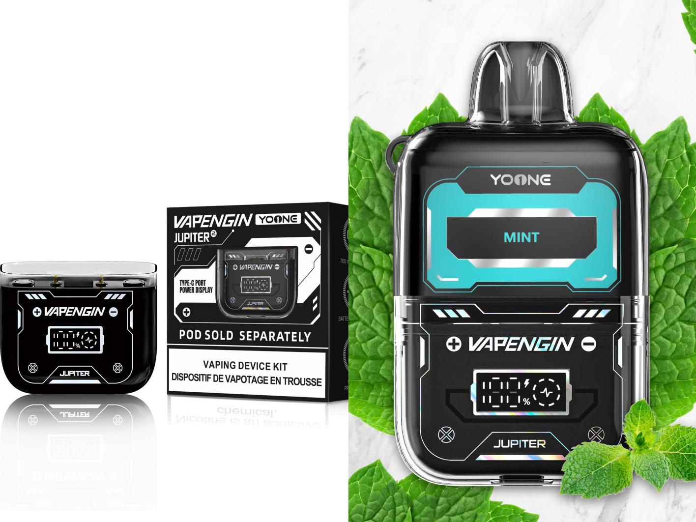 YOONE VAPENGIN POD (5pc/Carton)  + YOONE VAPENGIN DEVICE (5pc/Carton)