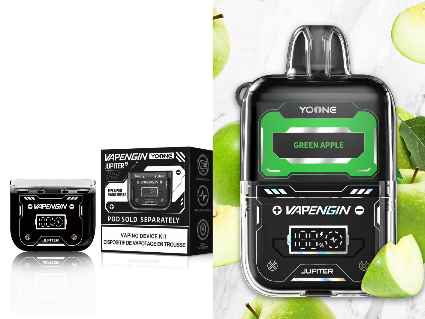 YOONE VAPENGIN POD (5pc/Carton)  + YOONE VAPENGIN DEVICE (5pc/Carton)