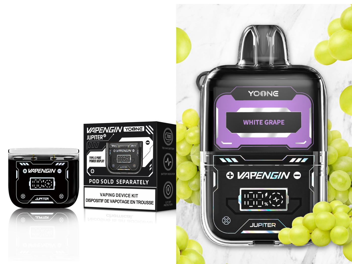 YOONE VAPENGIN POD (5pc/Carton)  + YOONE VAPENGIN DEVICE (5pc/Carton)