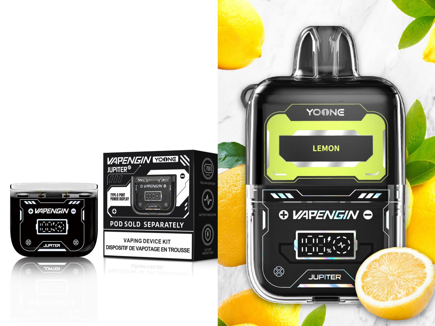 YOONE VAPENGIN POD (5pc/Carton)  + YOONE VAPENGIN DEVICE (5pc/Carton)