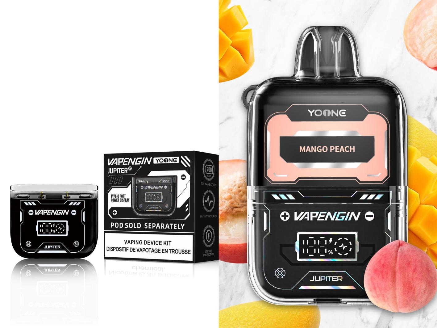 YOONE VAPENGIN POD (5pc/Carton)  + YOONE VAPENGIN DEVICE (5pc/Carton)