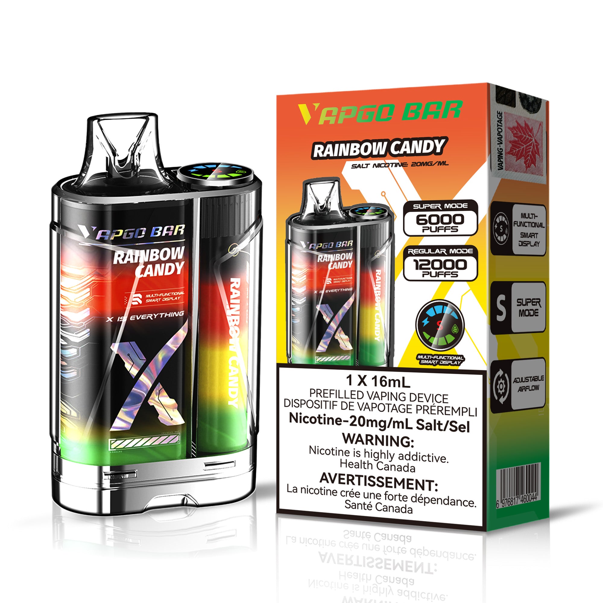 VAPGO BAR 12000(5pc/Cartom)
