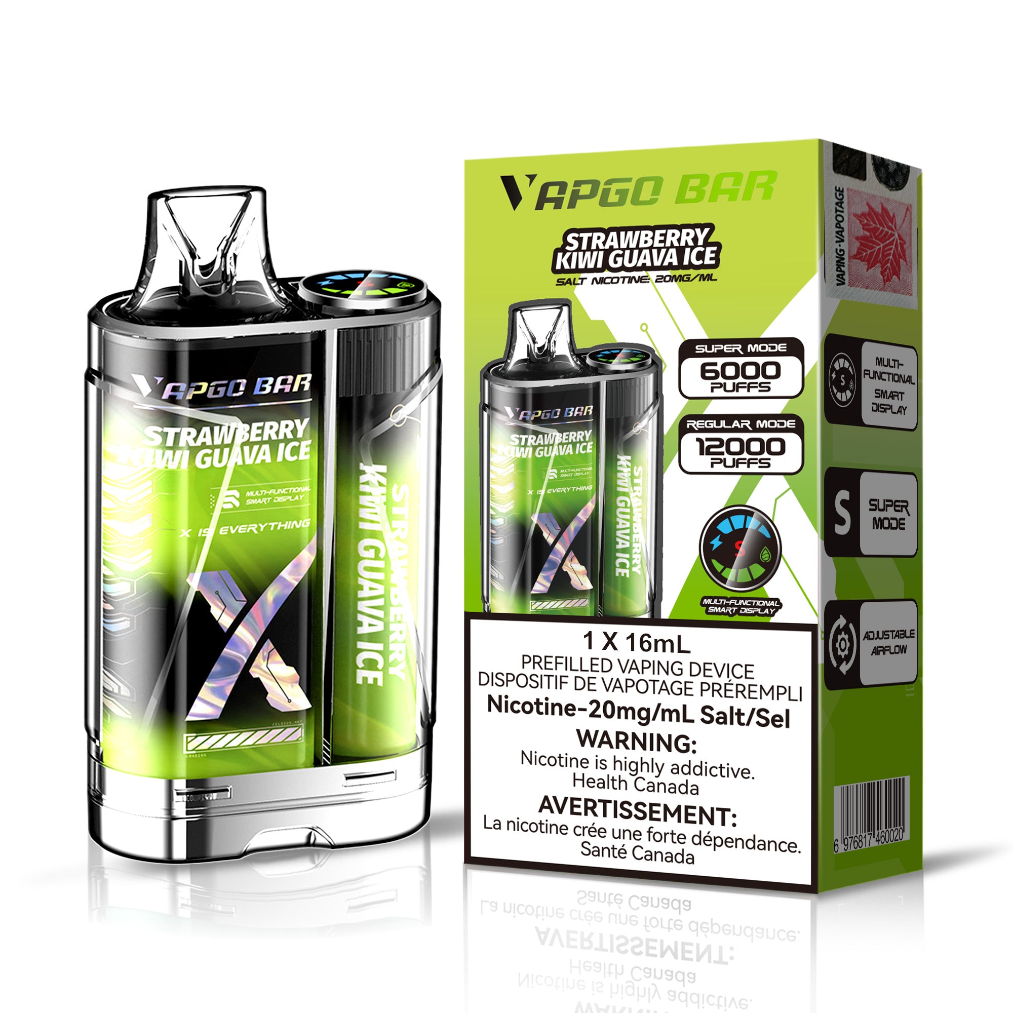 VAPGO BAR 12000(5pc/Cartom)