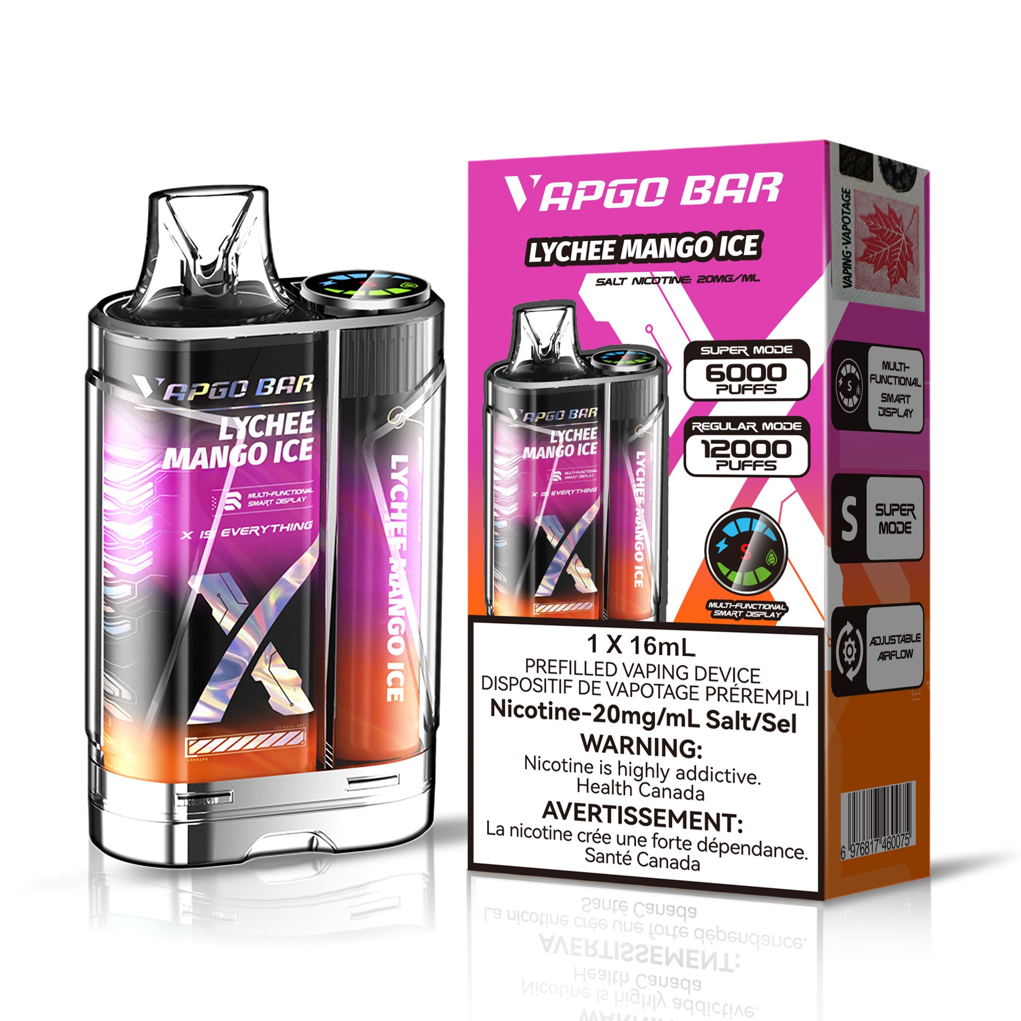 VAPGO BAR 12000(5pc/Cartom)