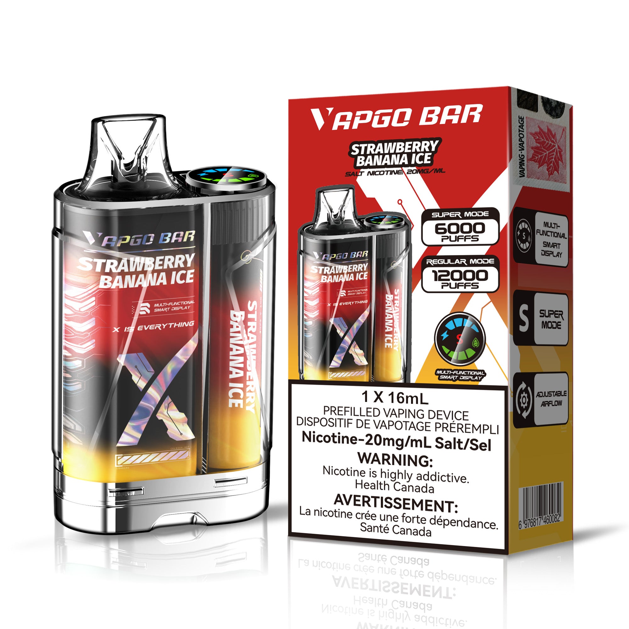 VAPGO BAR 12000(5pc/Cartom)