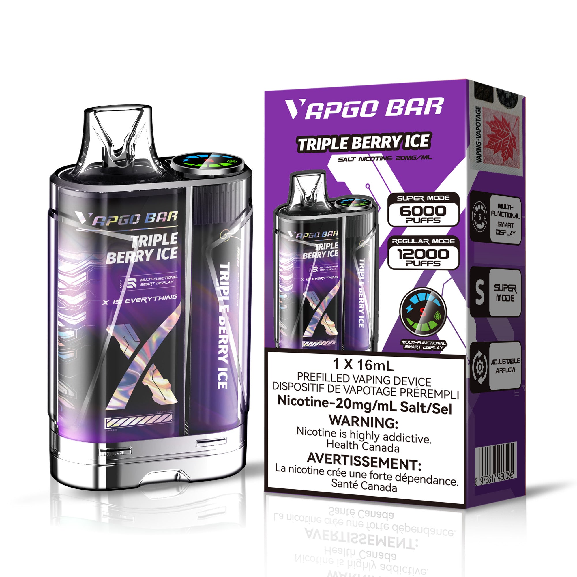 VAPGO BAR 12000(5pc/Cartom)